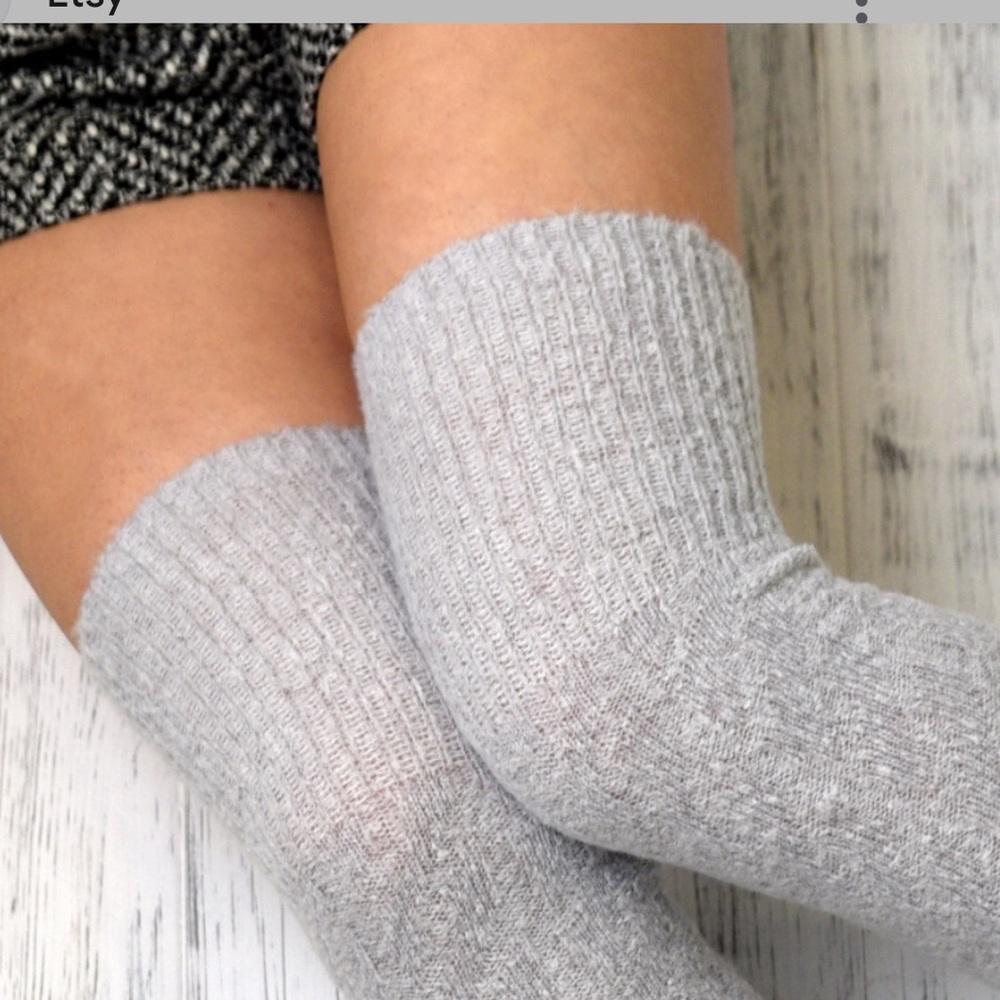 Socks New Thigh Over The Knee Knit Long Socks